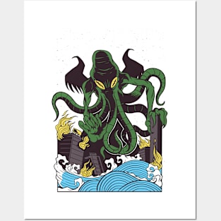 Japanese Manga Octopus Posters and Art